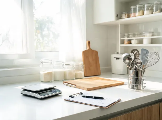 Kitchen testing area